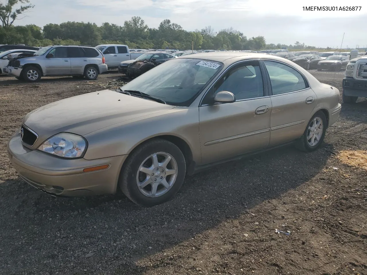 1MEFM53U01A626877 2001 Mercury Sable Ls