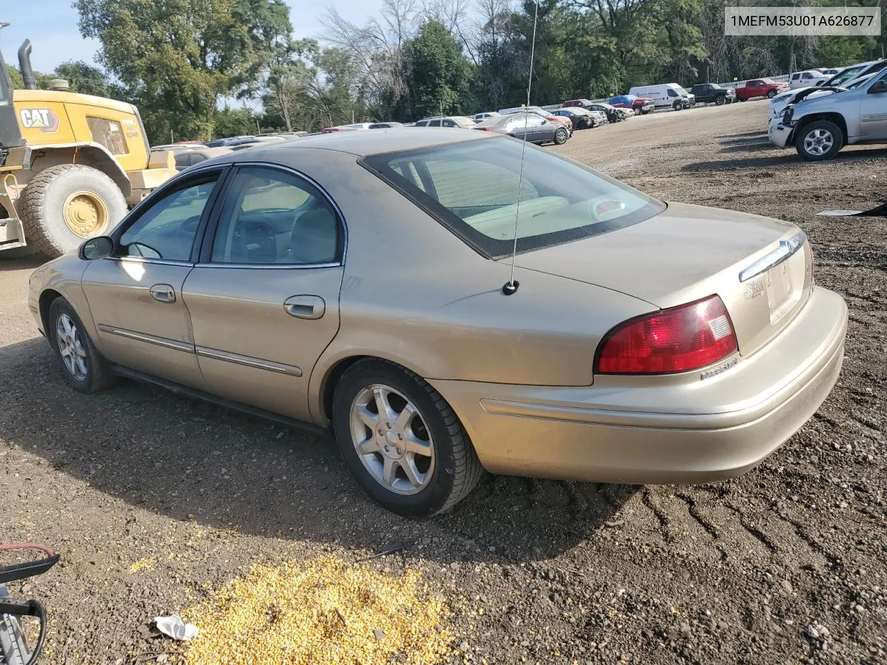 2001 Mercury Sable Ls VIN: 1MEFM53U01A626877 Lot: 71647524