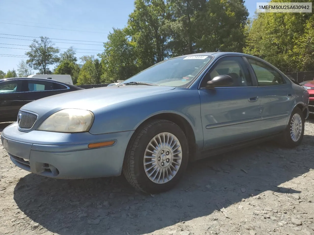 2005 Mercury Sable Gs VIN: 1MEFM50U25A630942 Lot: 68129894