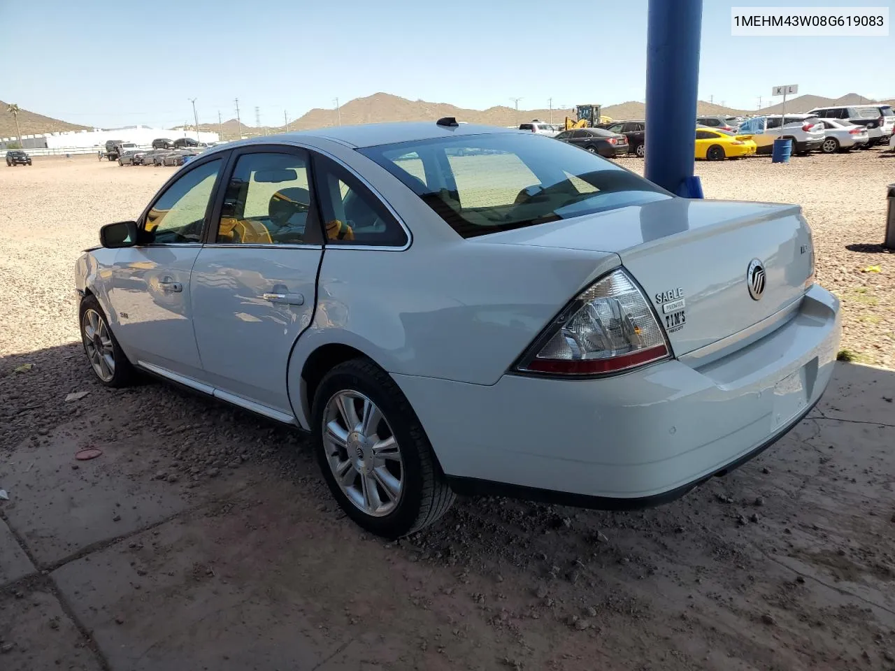 2008 Mercury Sable Premier VIN: 1MEHM43W08G619083 Lot: 68663894