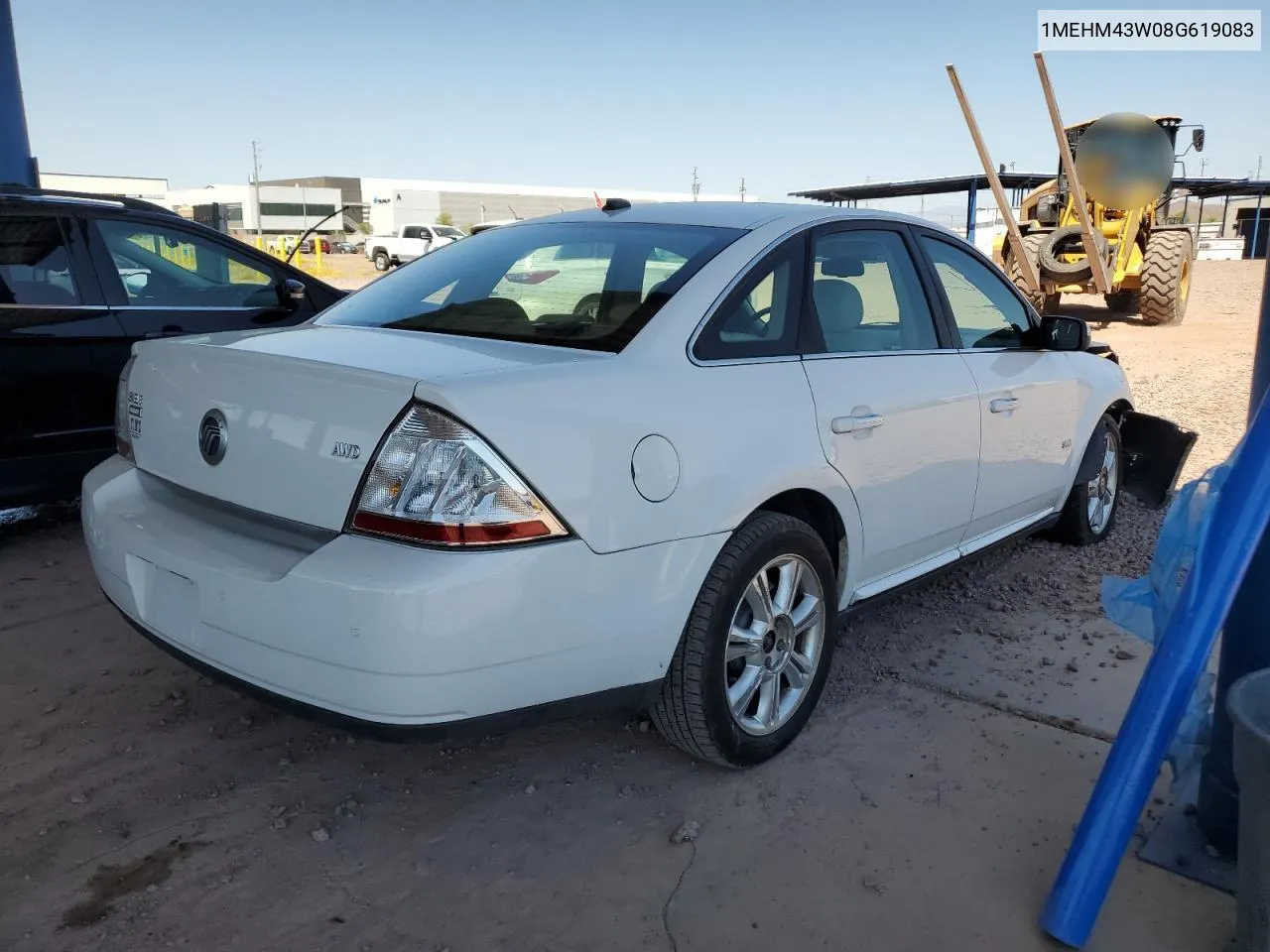 1MEHM43W08G619083 2008 Mercury Sable Premier