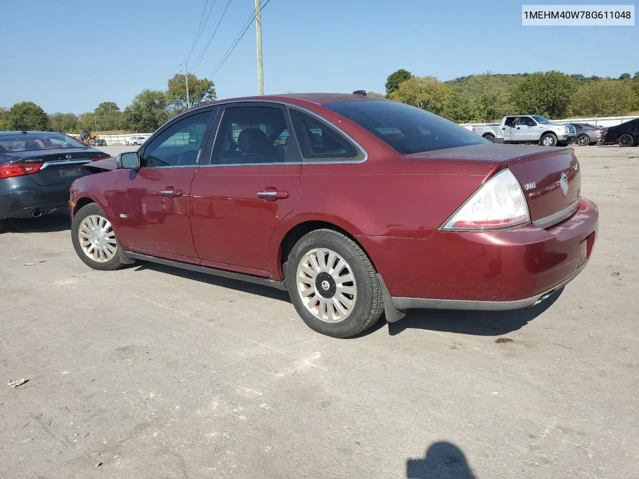 1MEHM40W78G611048 2008 Mercury Sable Luxury