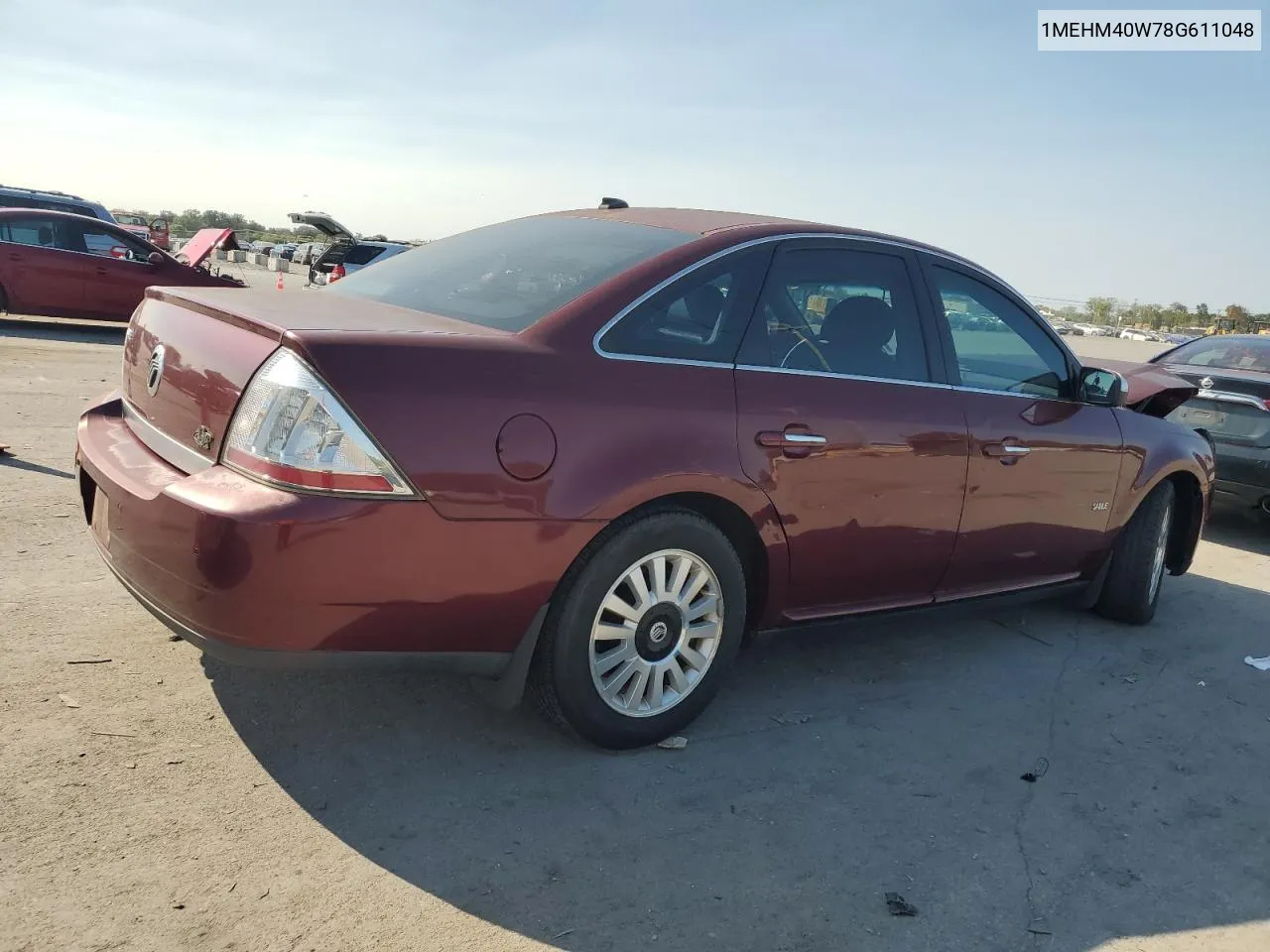 1MEHM40W78G611048 2008 Mercury Sable Luxury