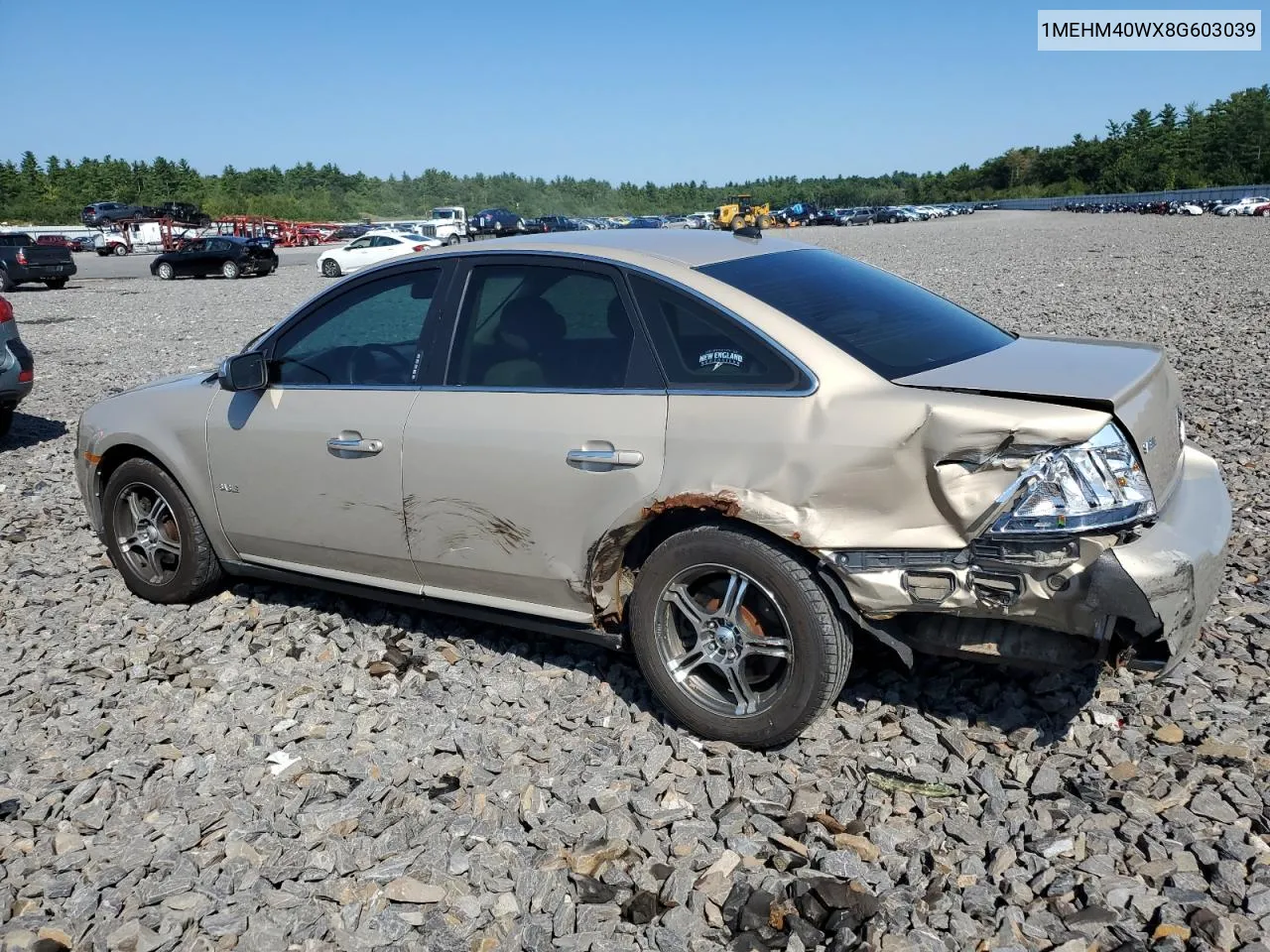 1MEHM40WX8G603039 2008 Mercury Sable Luxury