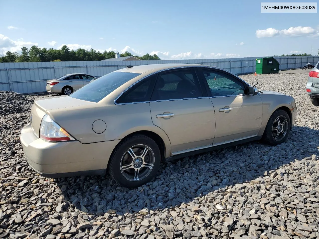 1MEHM40WX8G603039 2008 Mercury Sable Luxury