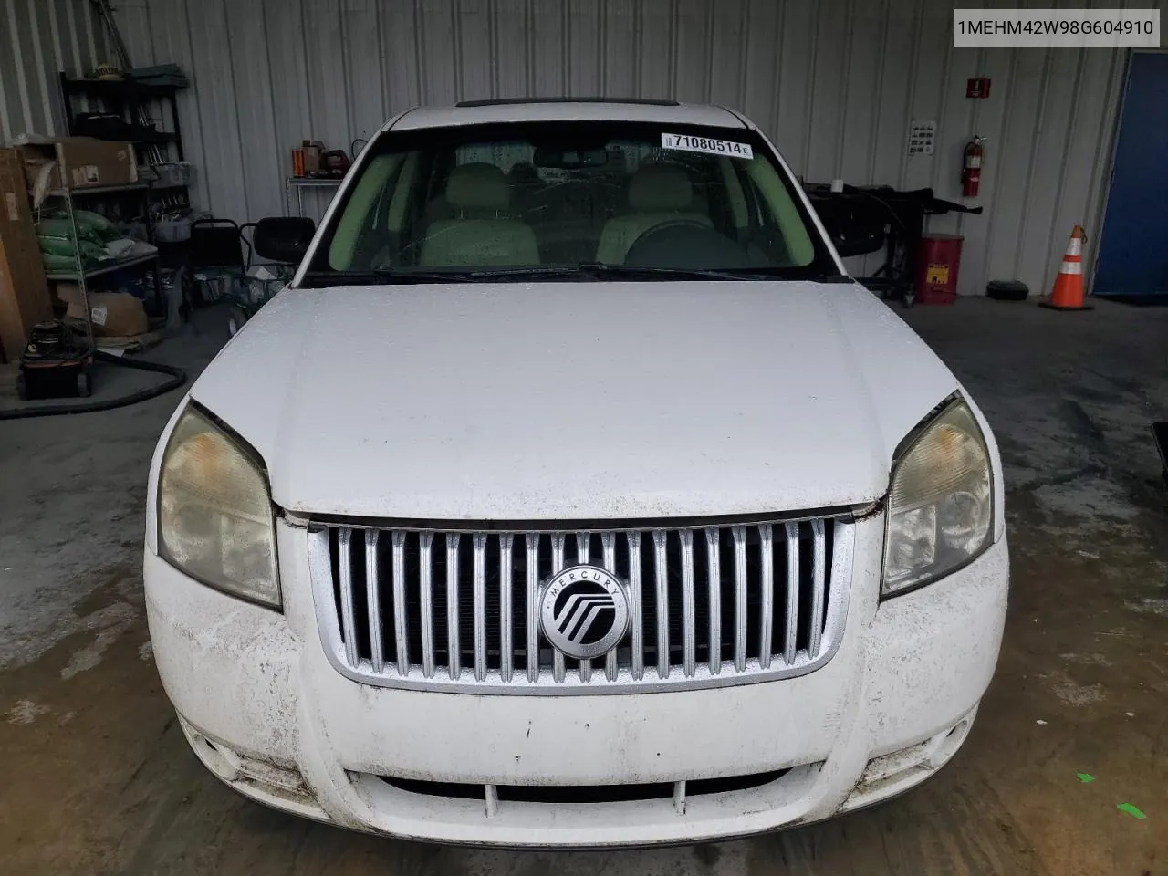 2008 Mercury Sable Premier VIN: 1MEHM42W98G604910 Lot: 71080514