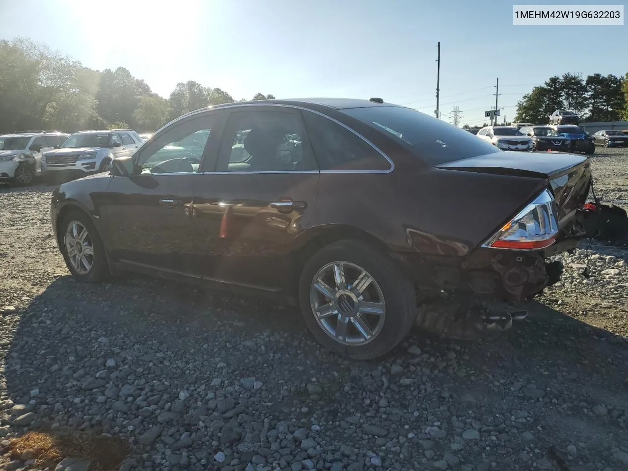 2009 Mercury Sable Premier VIN: 1MEHM42W19G632203 Lot: 69925744