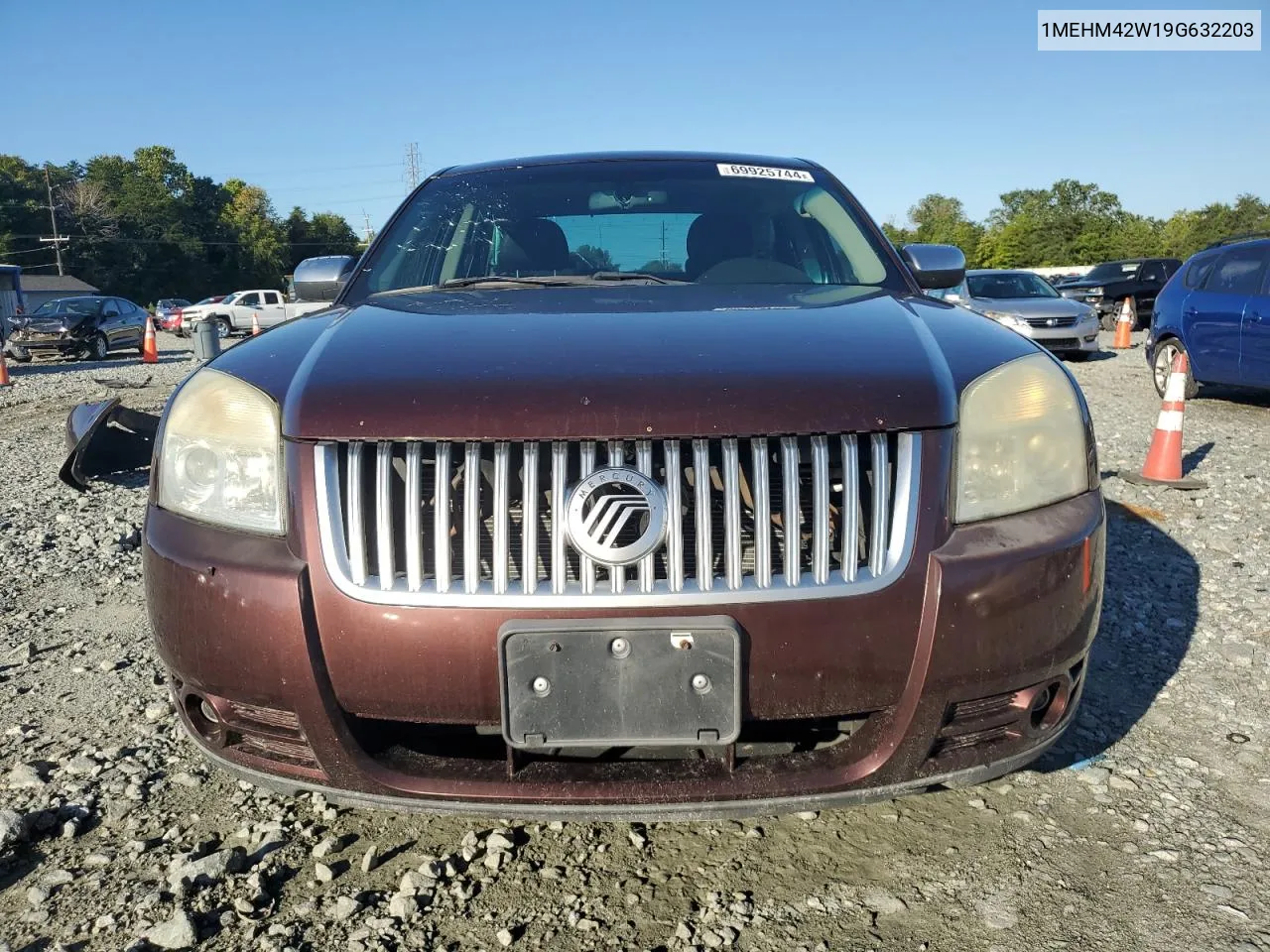 1MEHM42W19G632203 2009 Mercury Sable Premier