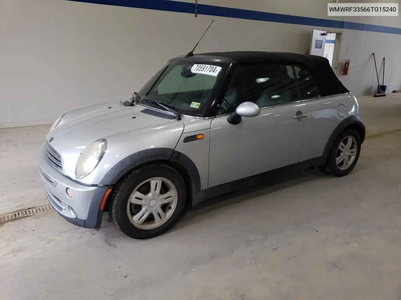 2006 Mini Cooper VIN: WMWRF33566TG15240 Lot: 70591704