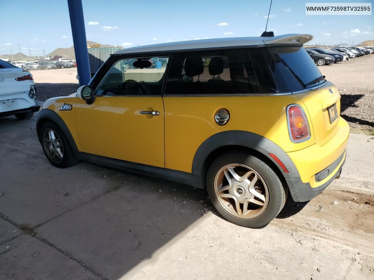 2008 Mini Cooper S VIN: WMWMF73598TV32595 Lot: 72201784