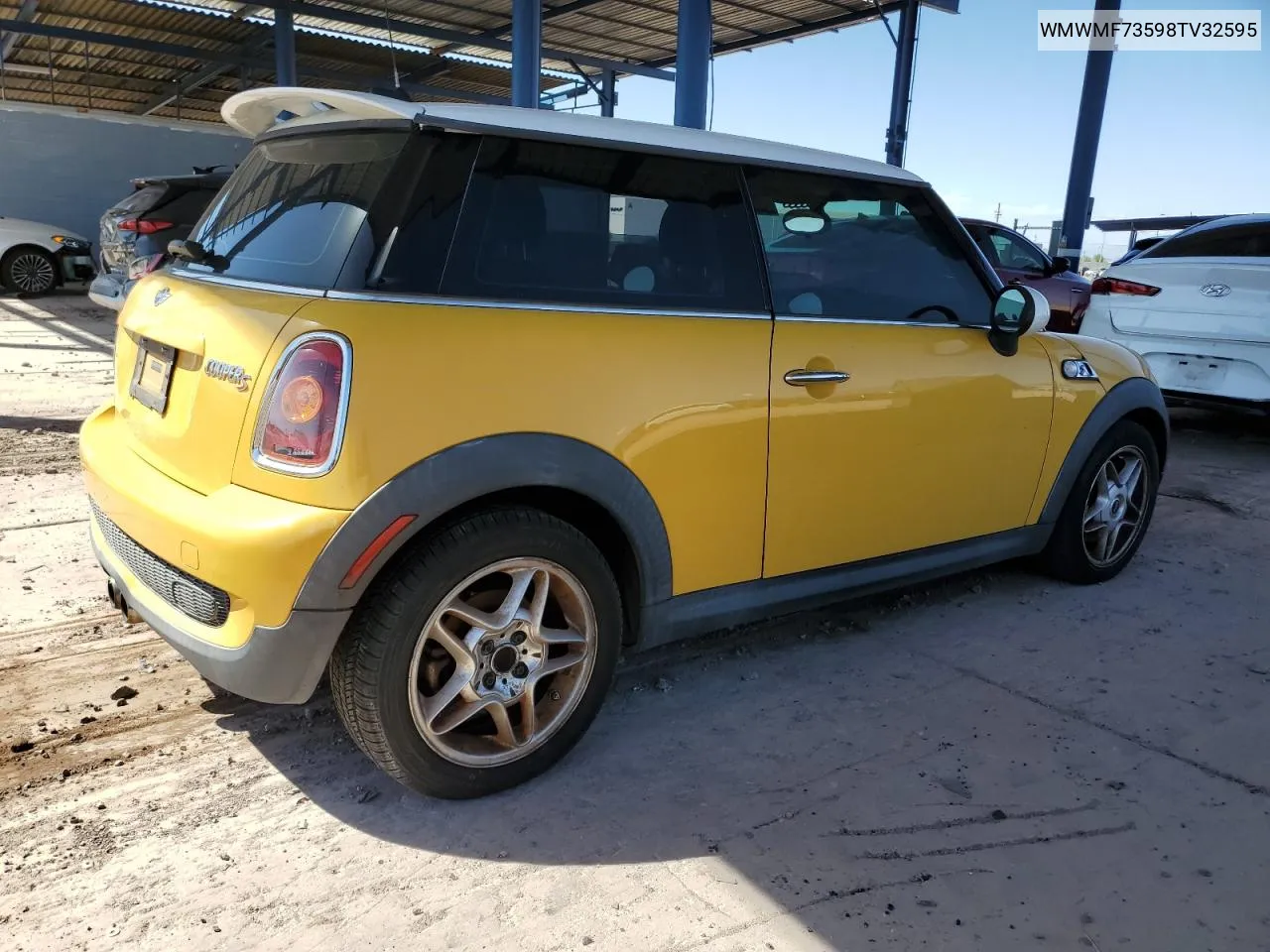 2008 Mini Cooper S VIN: WMWMF73598TV32595 Lot: 72201784