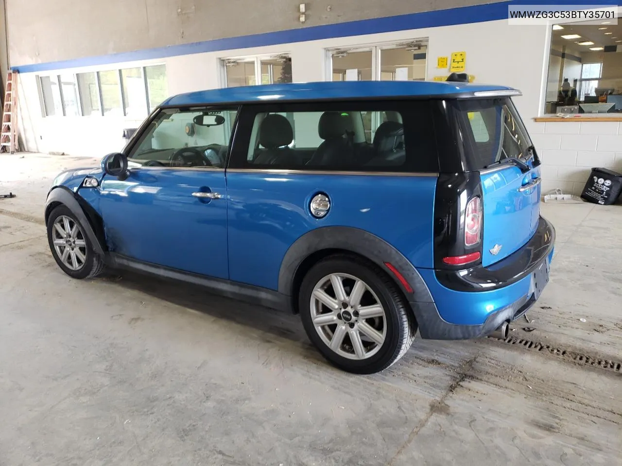 WMWZG3C53BTY35701 2011 Mini Cooper S Clubman