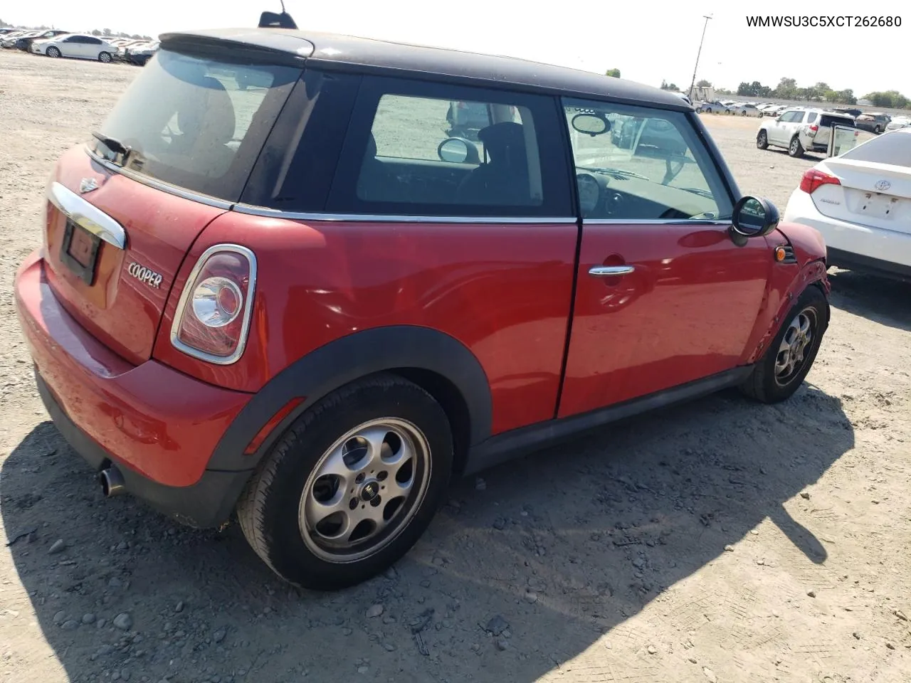 2012 Mini Cooper VIN: WMWSU3C5XCT262680 Lot: 62736944