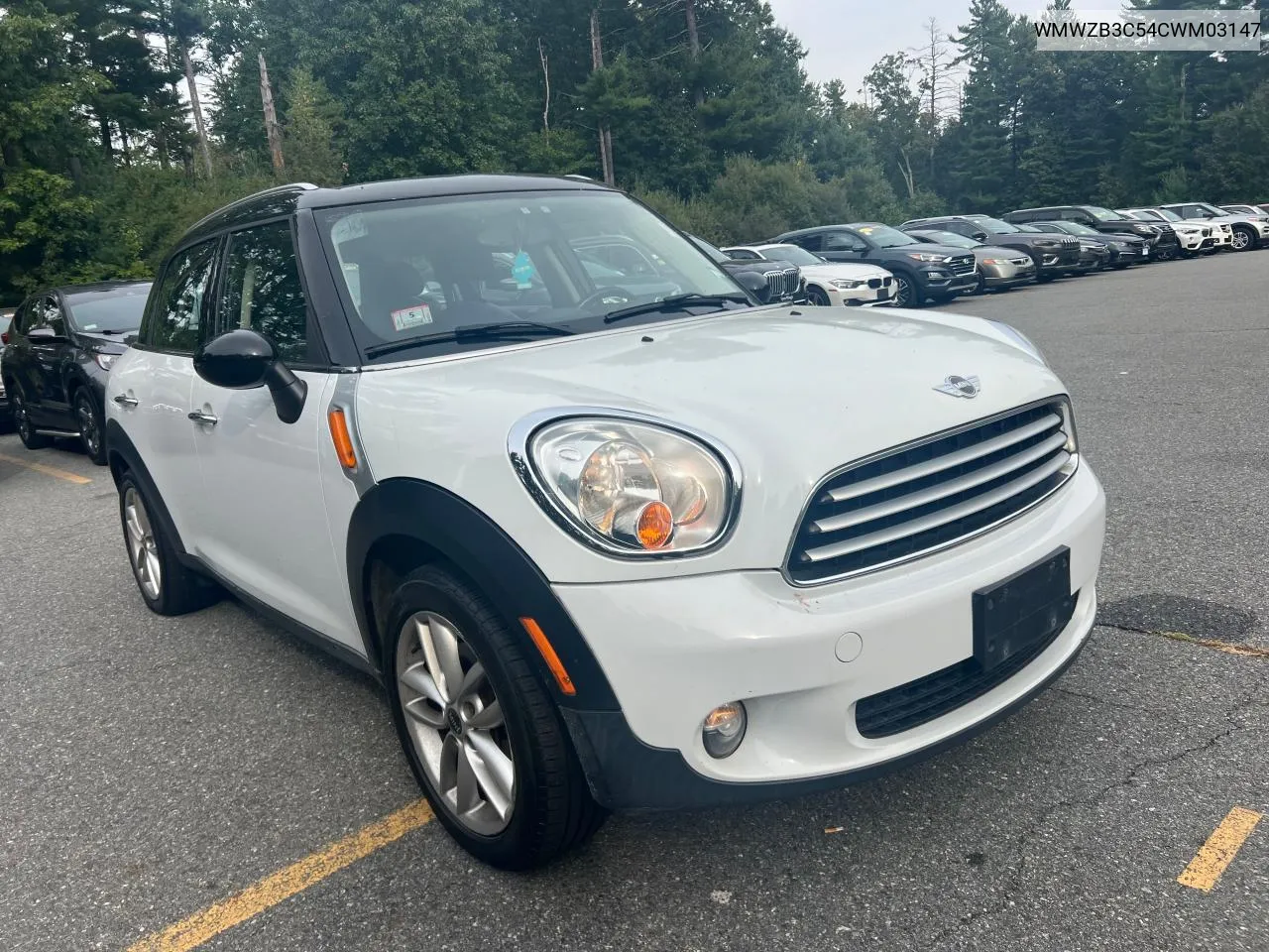 2012 Mini Cooper Countryman VIN: WMWZB3C54CWM03147 Lot: 72465364