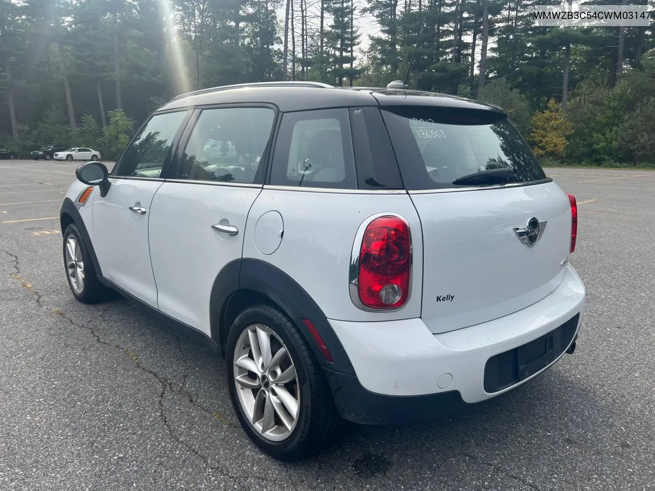 2012 Mini Cooper Countryman VIN: WMWZB3C54CWM03147 Lot: 72465364