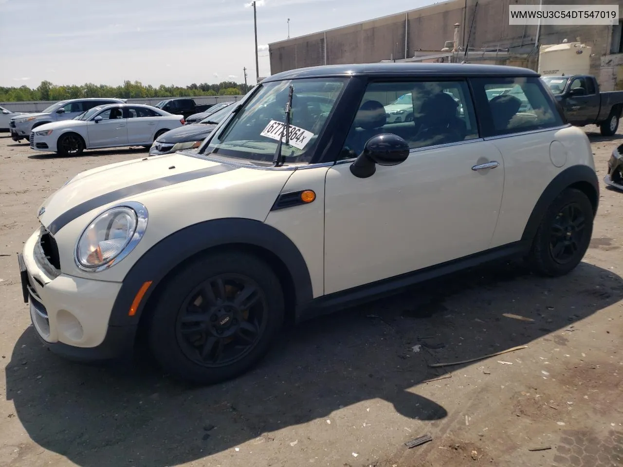 2013 Mini Cooper VIN: WMWSU3C54DT547019 Lot: 67775864