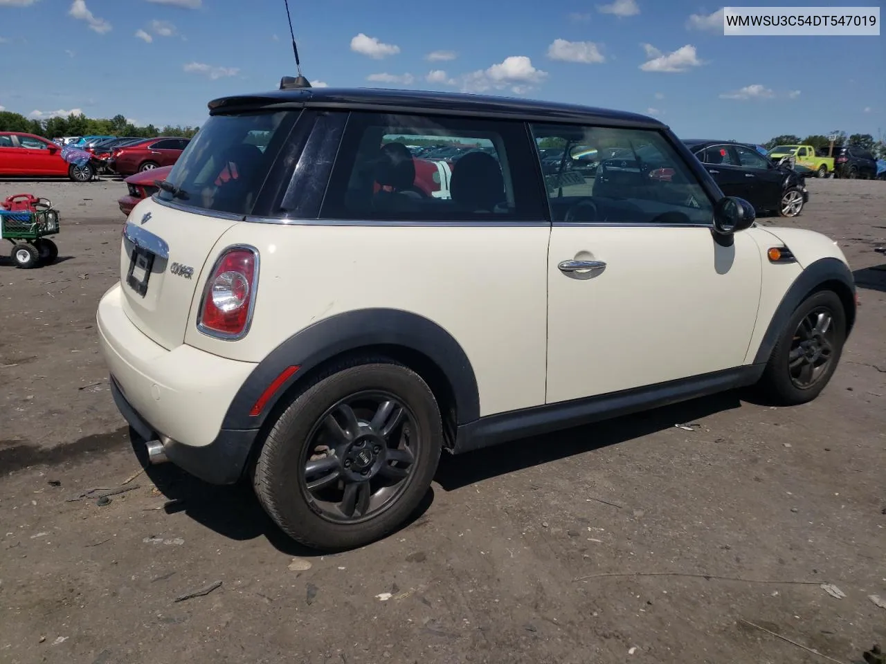 2013 Mini Cooper VIN: WMWSU3C54DT547019 Lot: 67775864