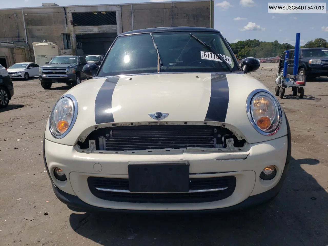 2013 Mini Cooper VIN: WMWSU3C54DT547019 Lot: 67775864