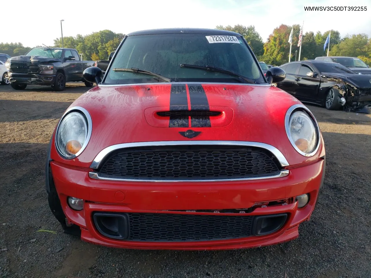 2013 Mini Cooper S VIN: WMWSV3C50DT392255 Lot: 72317924