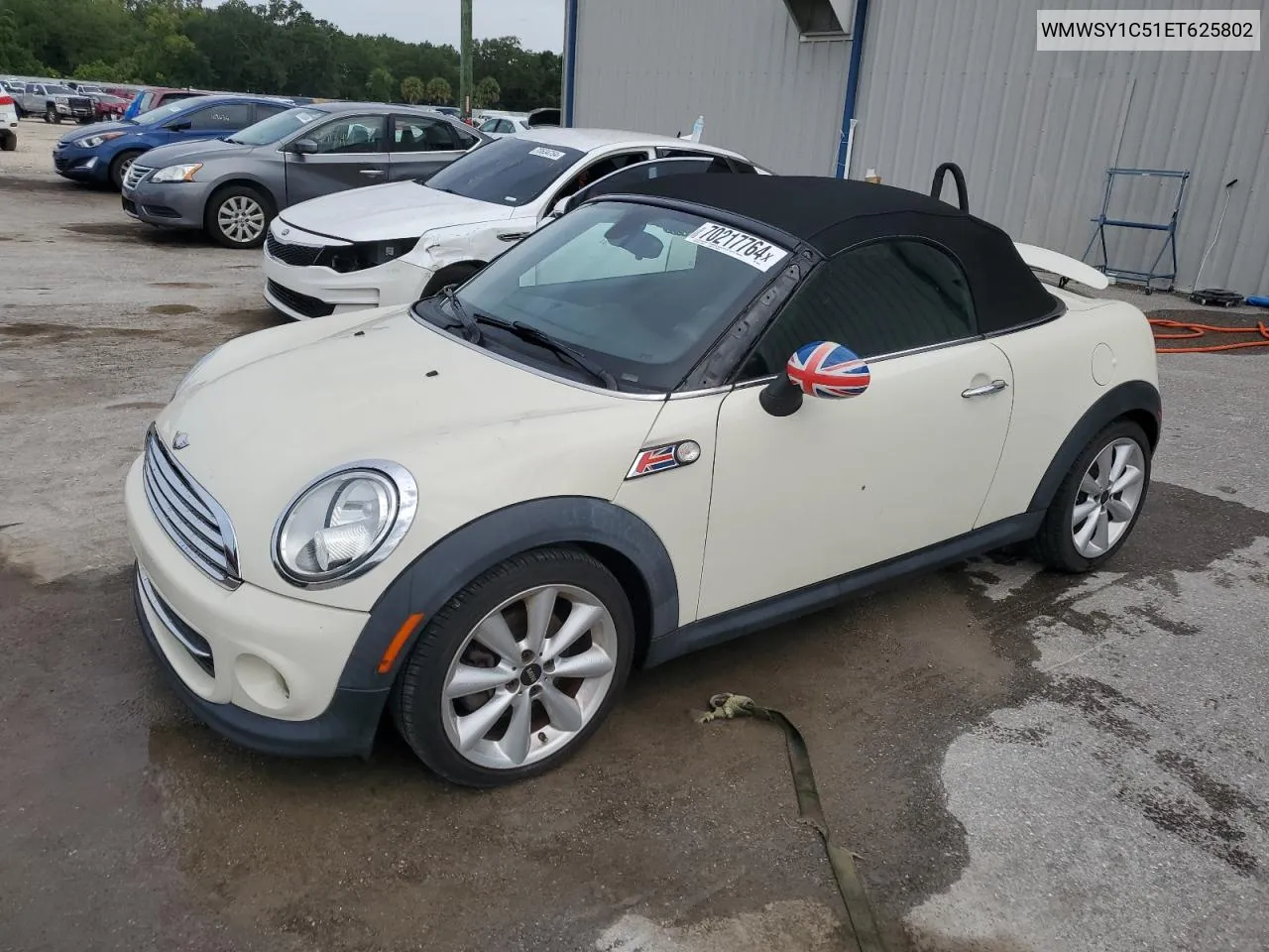 WMWSY1C51ET625802 2014 Mini Cooper Roadster