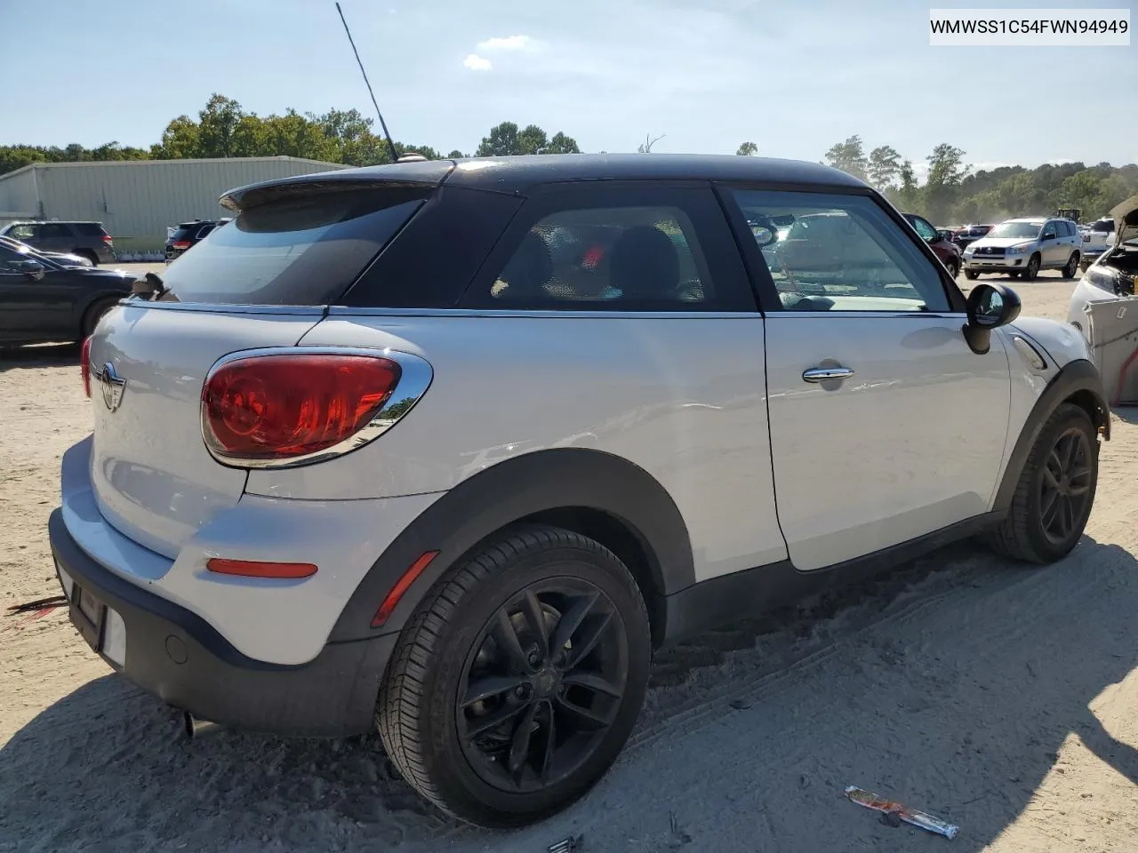 WMWSS1C54FWN94949 2015 Mini Cooper Paceman