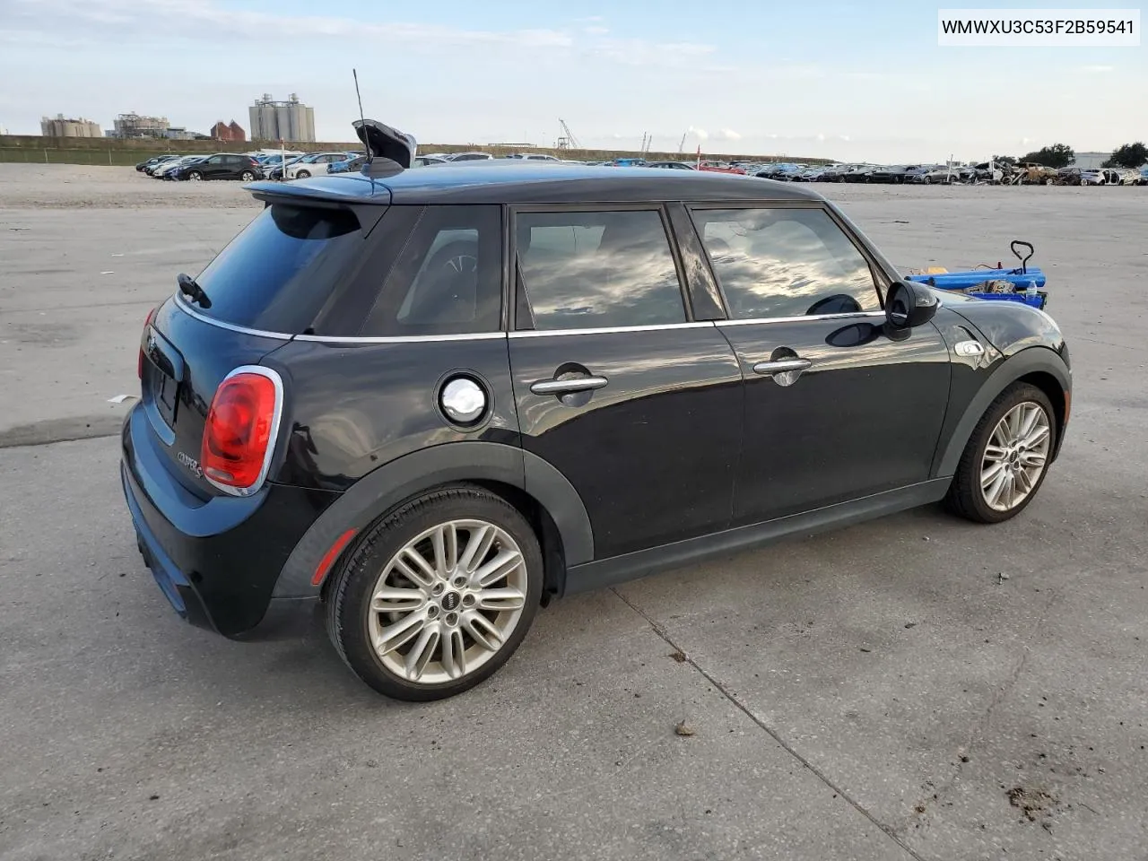 2015 Mini Cooper S VIN: WMWXU3C53F2B59541 Lot: 72035464