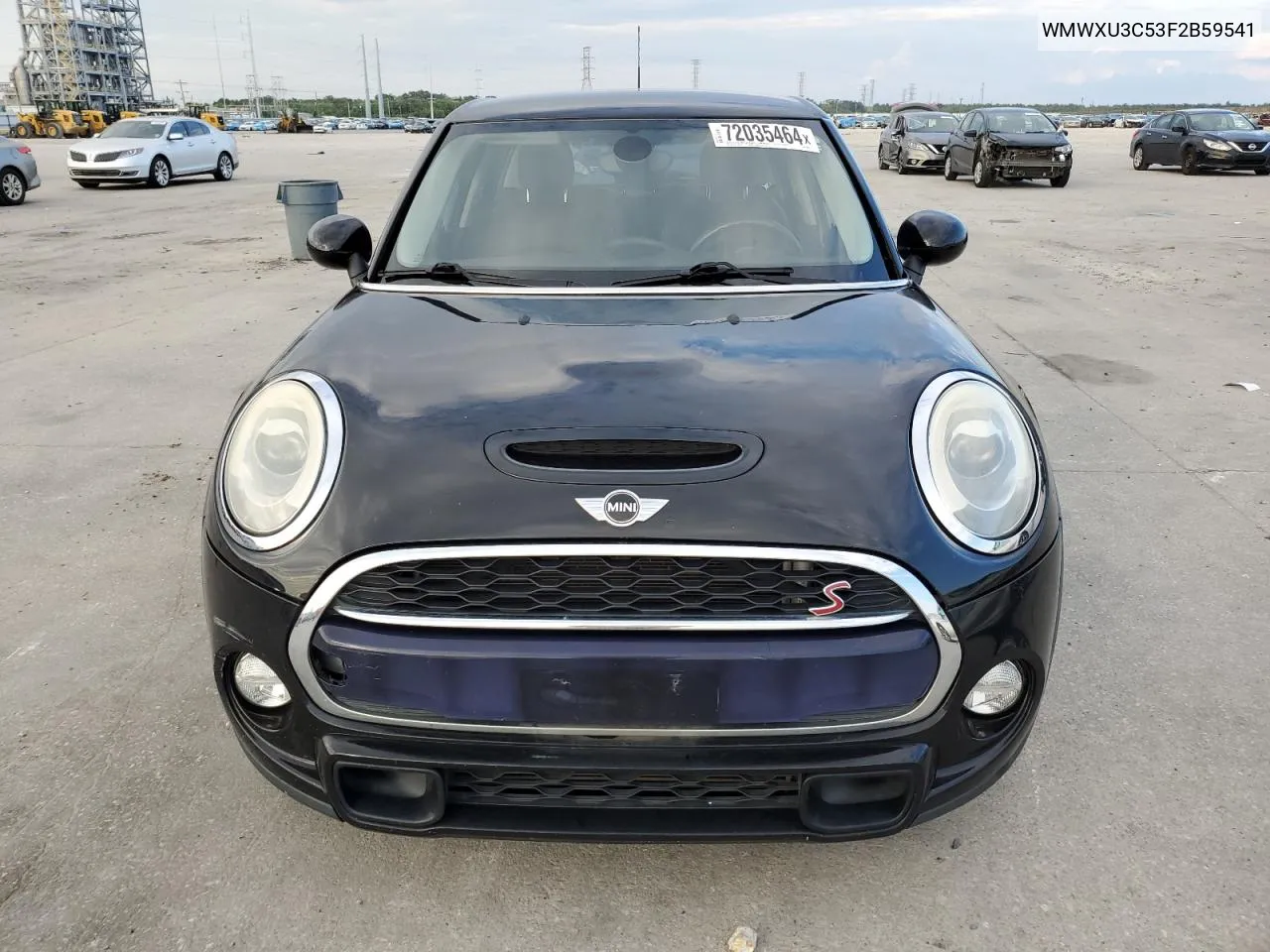 2015 Mini Cooper S VIN: WMWXU3C53F2B59541 Lot: 72035464