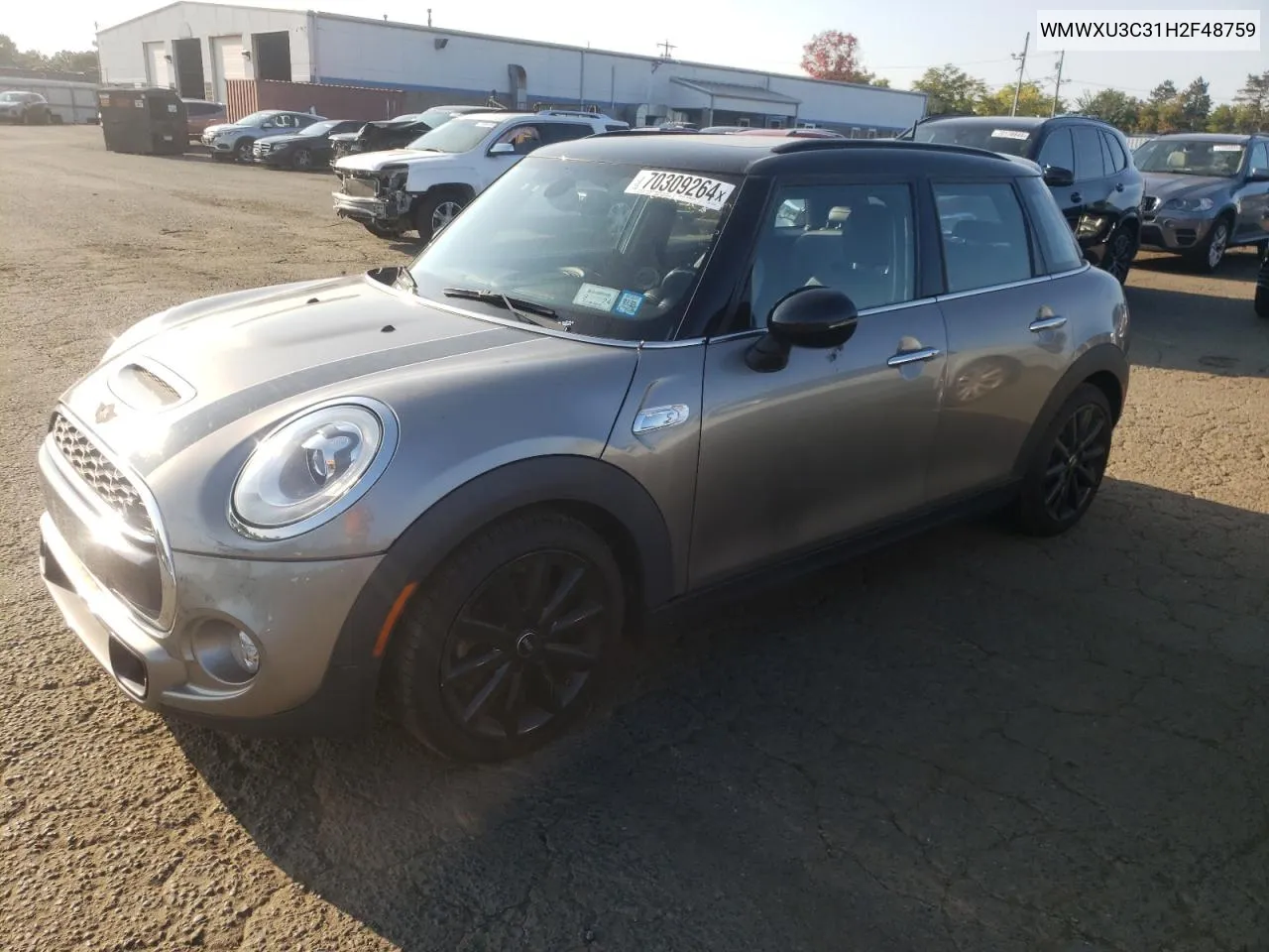 2017 Mini Cooper S VIN: WMWXU3C31H2F48759 Lot: 70309264