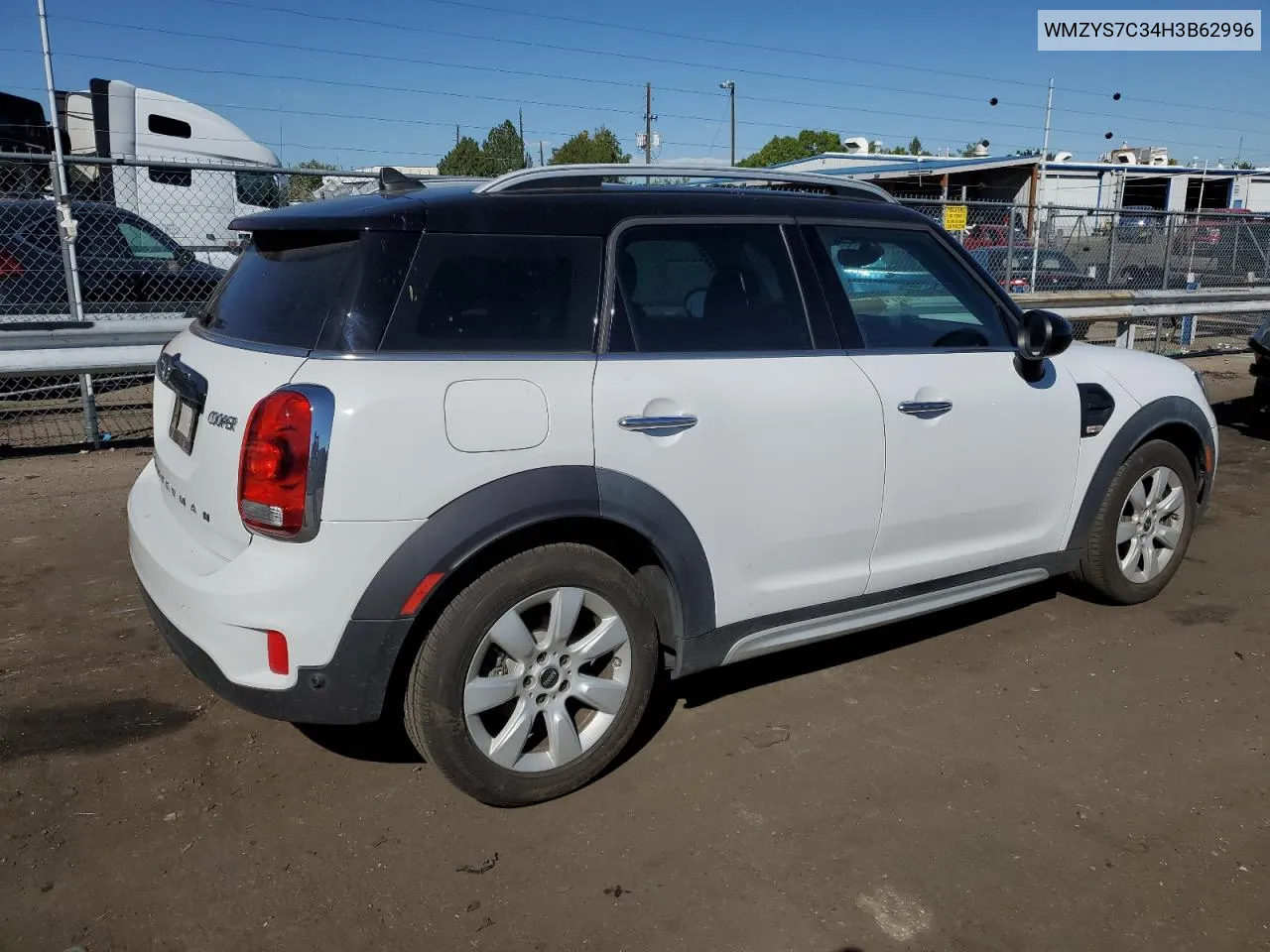 WMZYS7C34H3B62996 2017 Mini Cooper Countryman