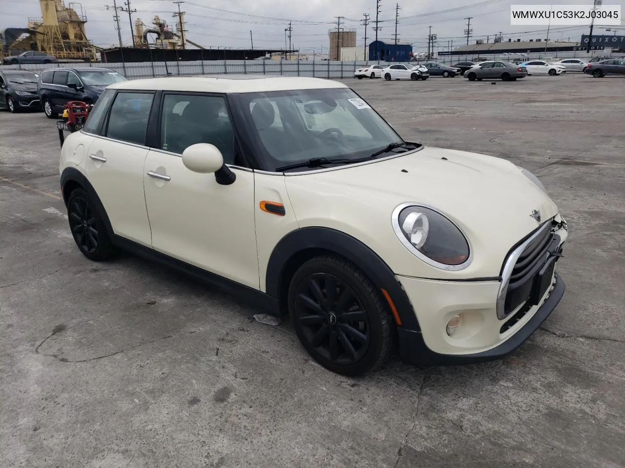 2019 Mini Cooper VIN: WMWXU1C53K2J03045 Lot: 72284474