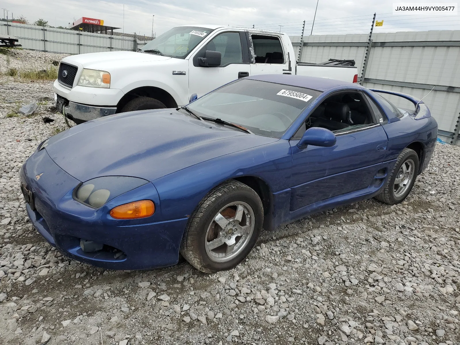 1997 Mitsubishi 3000 Gt VIN: JA3AM44H9VY005477 Lot: 67955004