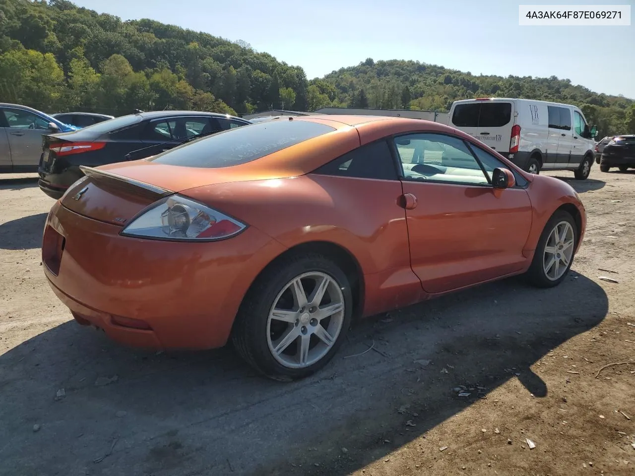 2007 Mitsubishi Eclipse Es VIN: 4A3AK64F87E069271 Lot: 70656154