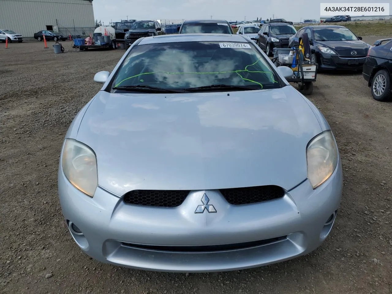 2008 Mitsubishi Eclipse Gt VIN: 4A3AK34T28E601216 Lot: 67039074