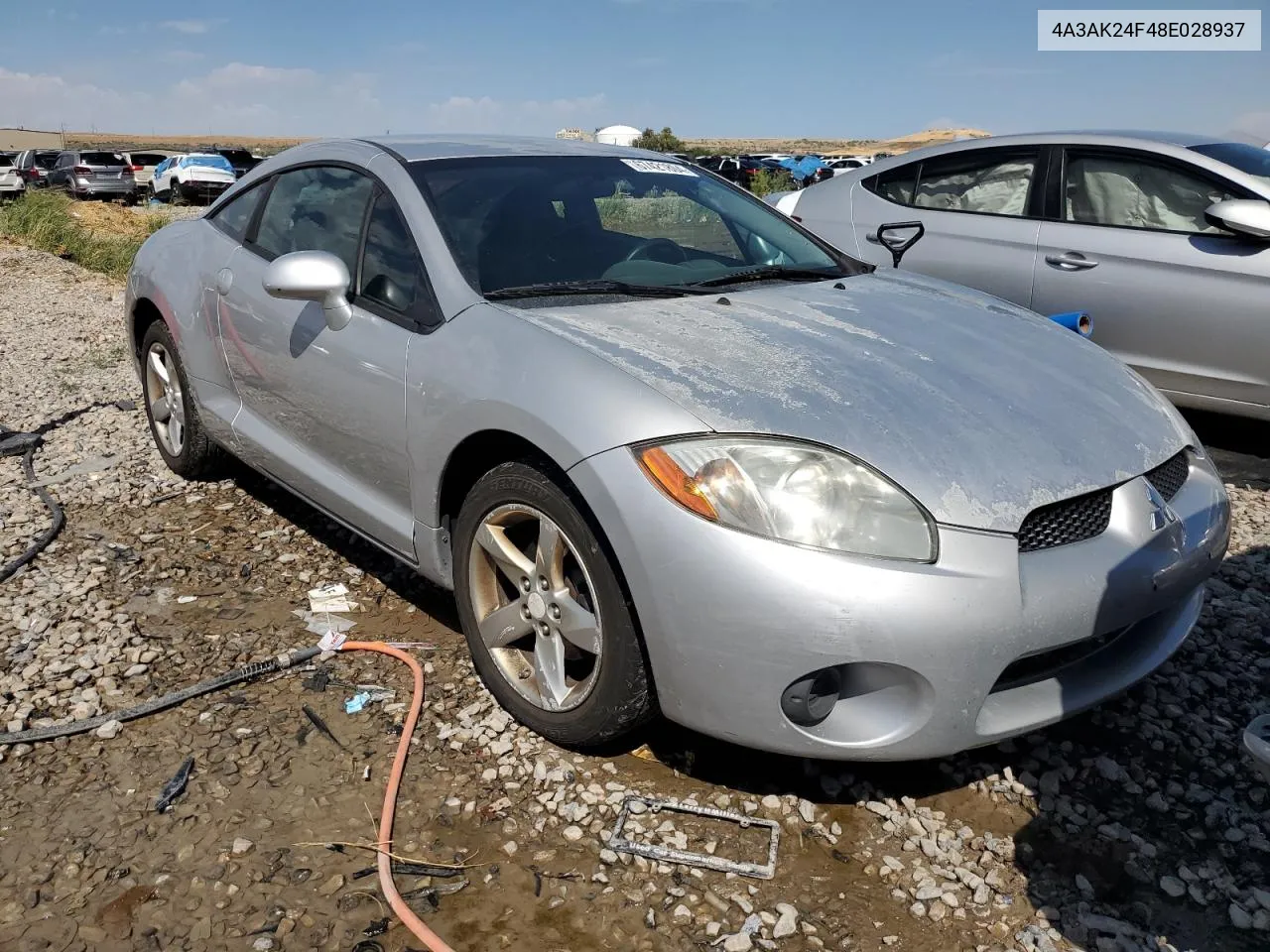 2008 Mitsubishi Eclipse Gs VIN: 4A3AK24F48E028937 Lot: 67421804