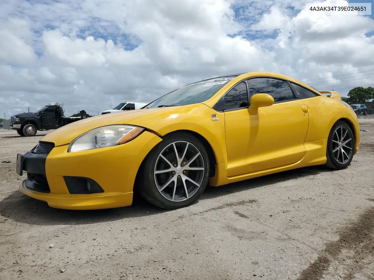 2009 Mitsubishi Eclipse Gt VIN: 4A3AK34T39E024651 Lot: 68601054