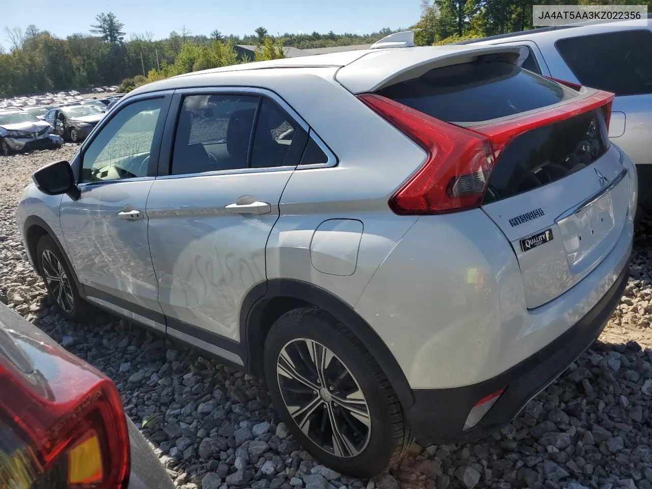 2019 Mitsubishi Eclipse Cross Se VIN: JA4AT5AA3KZ022356 Lot: 69947914