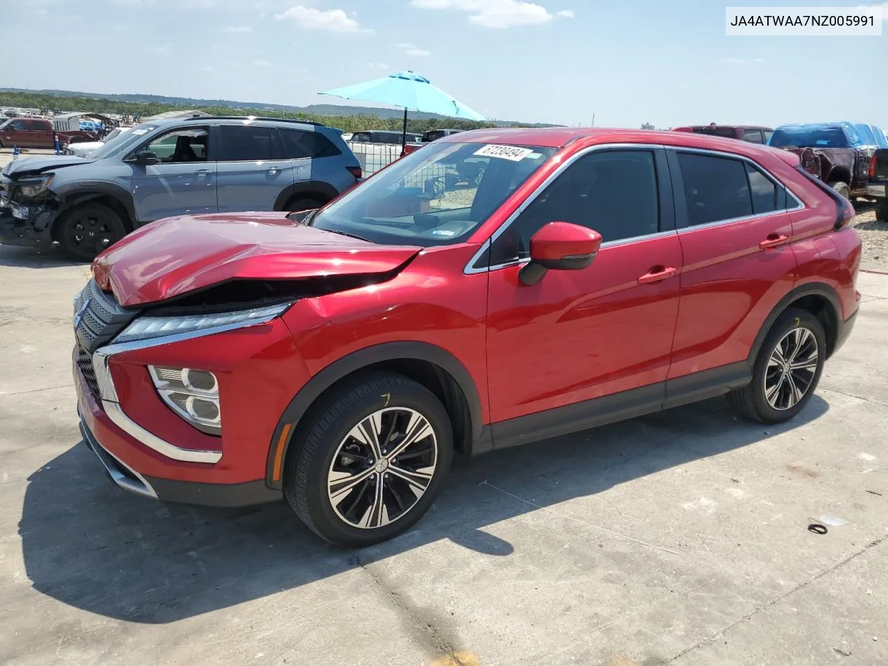 JA4ATWAA7NZ005991 2022 Mitsubishi Eclipse Cross Se