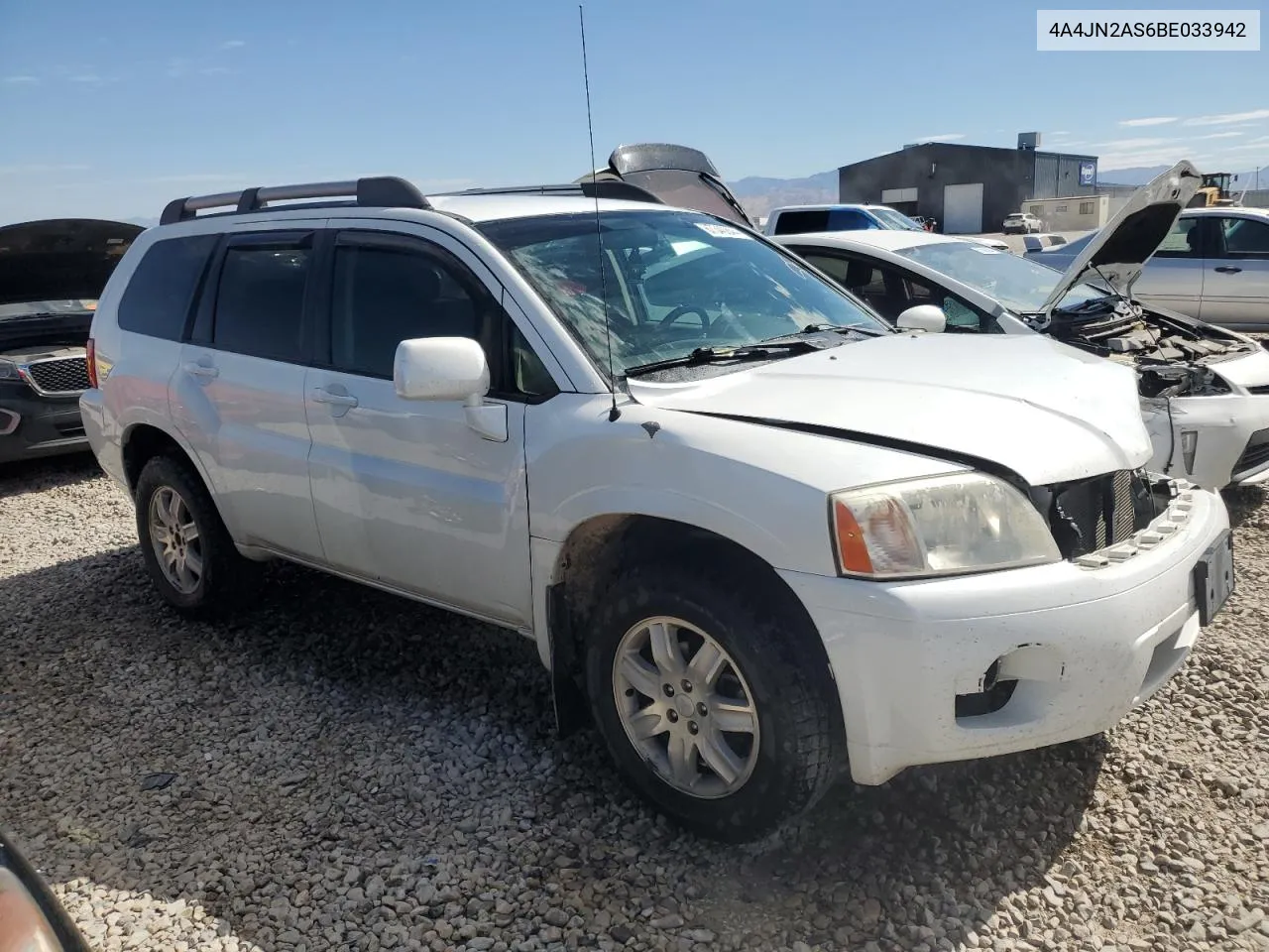 2011 Mitsubishi Endeavor Ls VIN: 4A4JN2AS6BE033942 Lot: 67340844