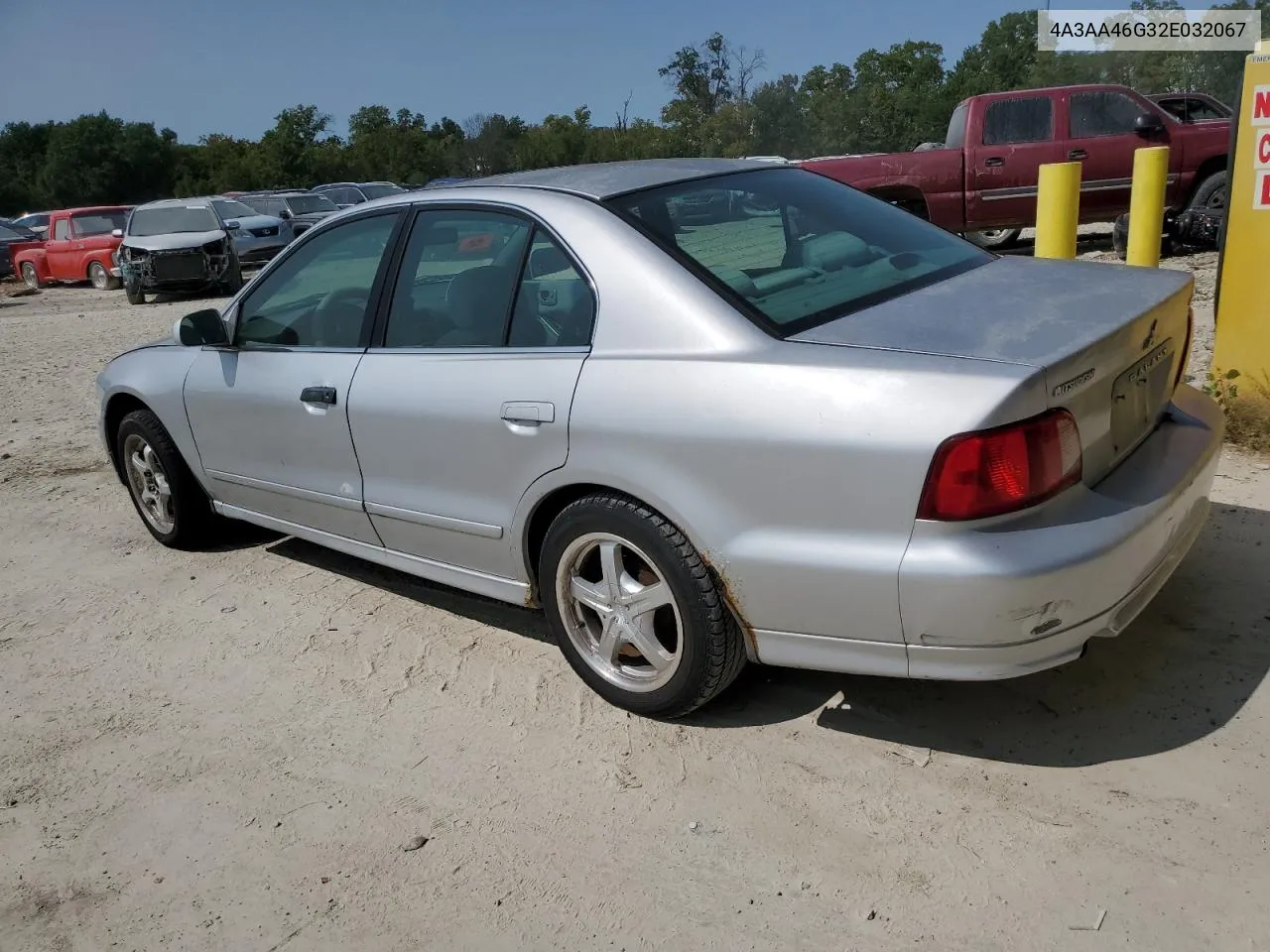 2002 Mitsubishi Galant Es VIN: 4A3AA46G32E032067 Lot: 70478154