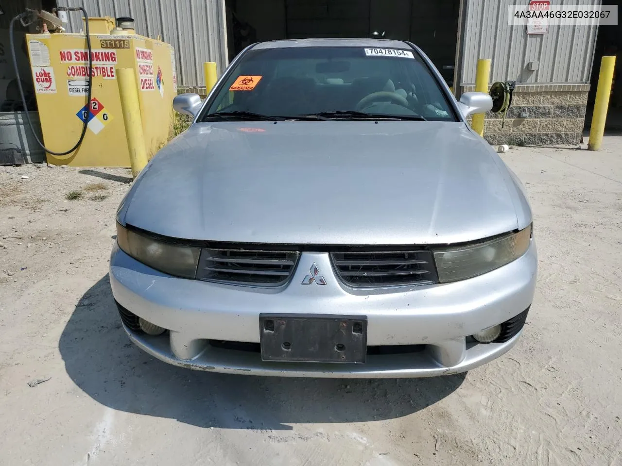 2002 Mitsubishi Galant Es VIN: 4A3AA46G32E032067 Lot: 70478154