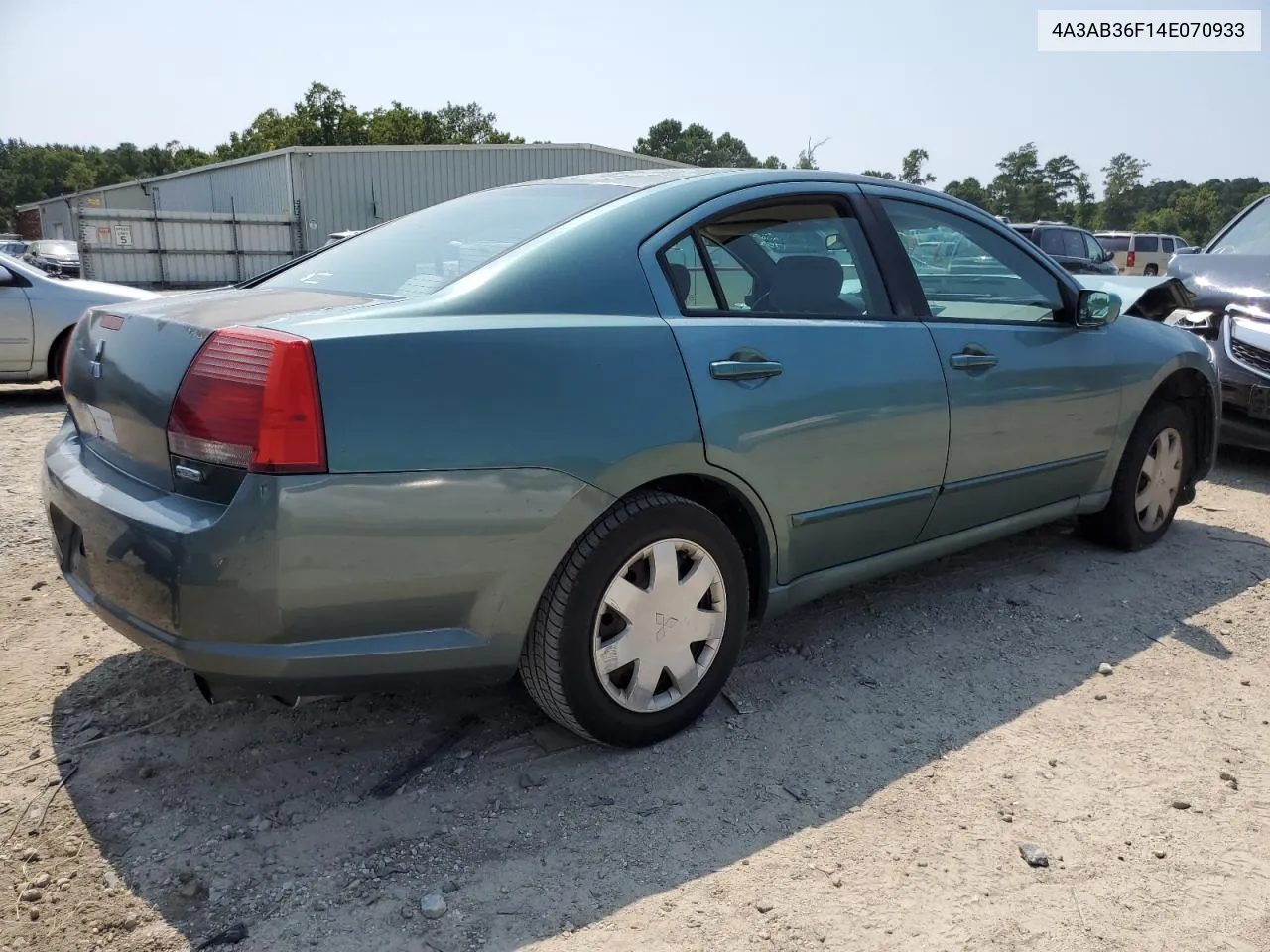 2004 Mitsubishi Galant Es Medium VIN: 4A3AB36F14E070933 Lot: 68834224