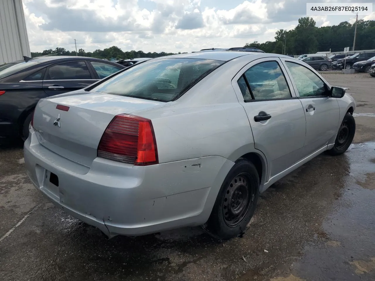 4A3AB26F87E025194 2007 Mitsubishi Galant De