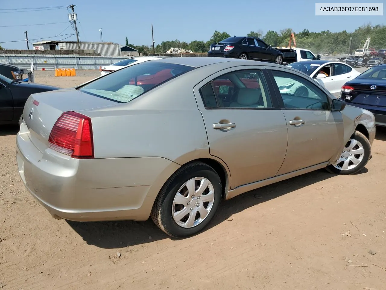 4A3AB36F07E081698 2007 Mitsubishi Galant Es