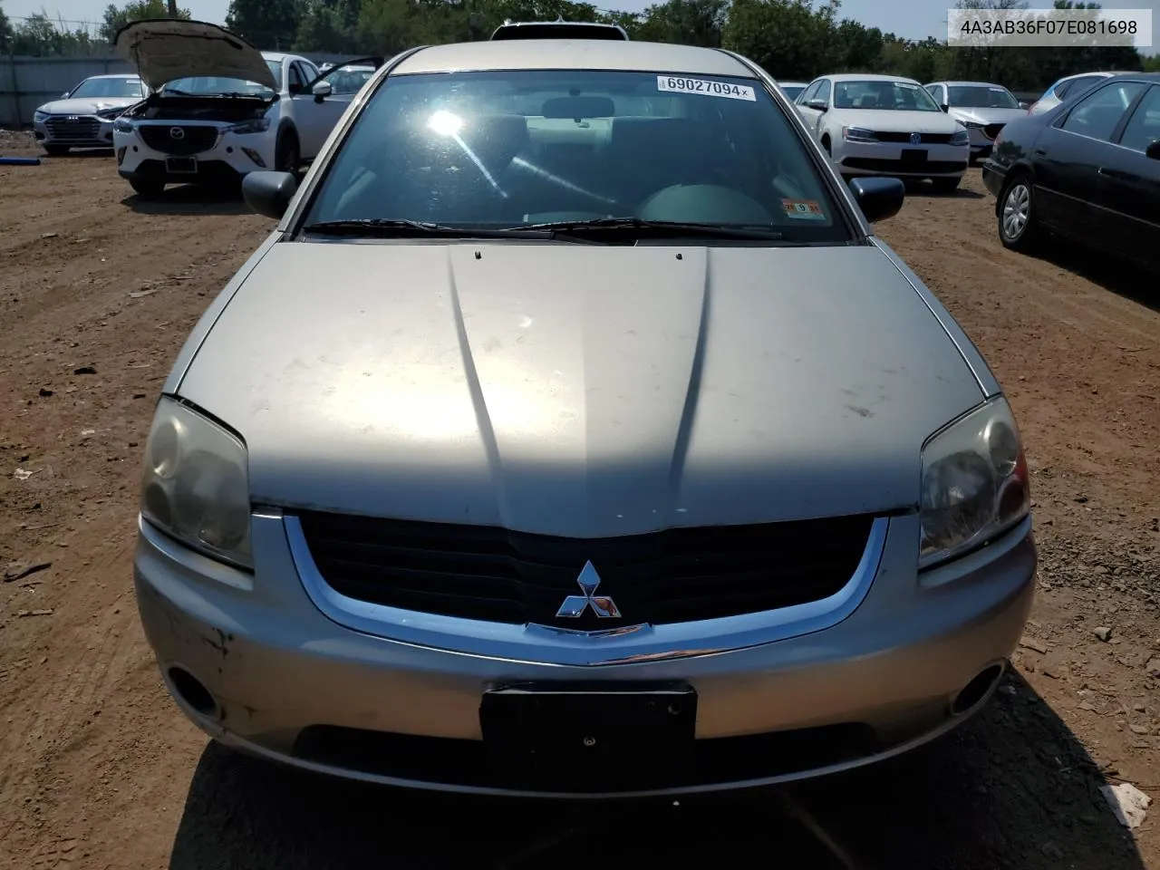 4A3AB36F07E081698 2007 Mitsubishi Galant Es