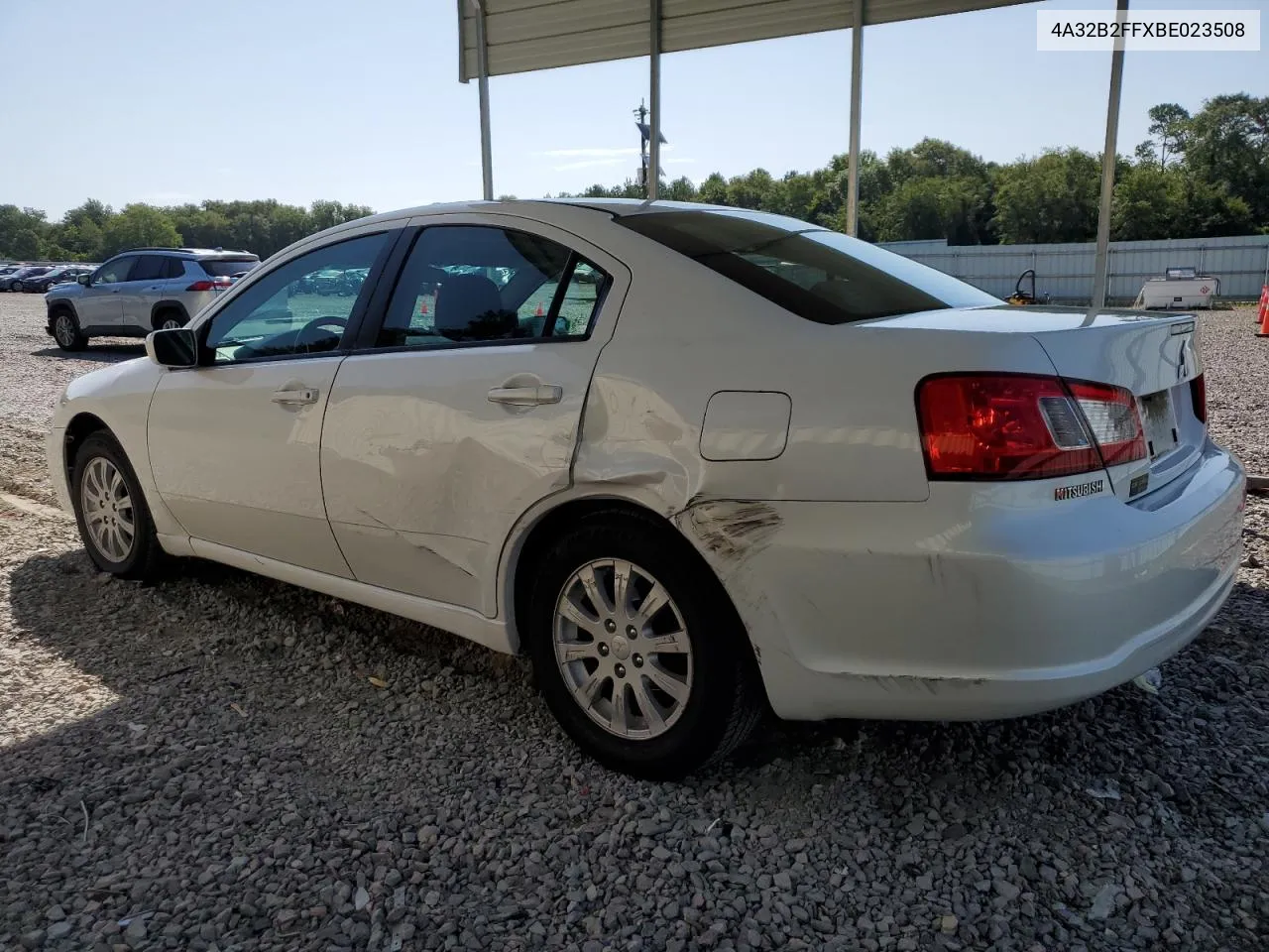 2011 Mitsubishi Galant Fe VIN: 4A32B2FFXBE023508 Lot: 63303384