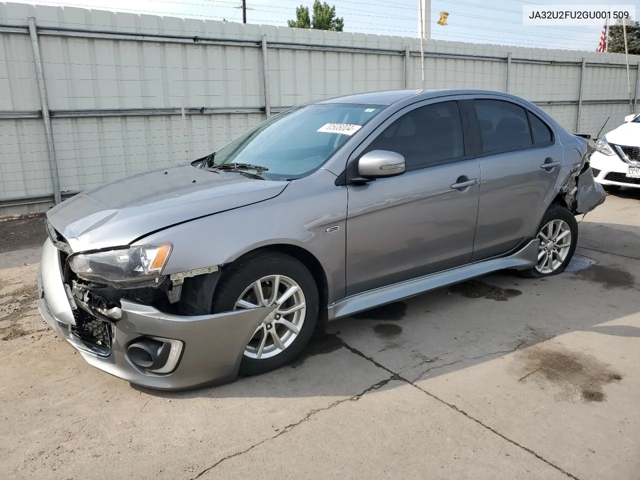 2016 Mitsubishi Lancer Es VIN: JA32U2FU2GU001509 Lot: 70508004