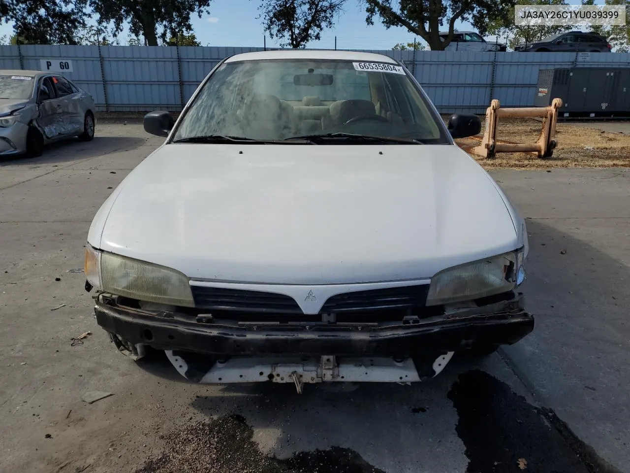 2000 Mitsubishi Mirage De VIN: JA3AY26C1YU039399 Lot: 66535804