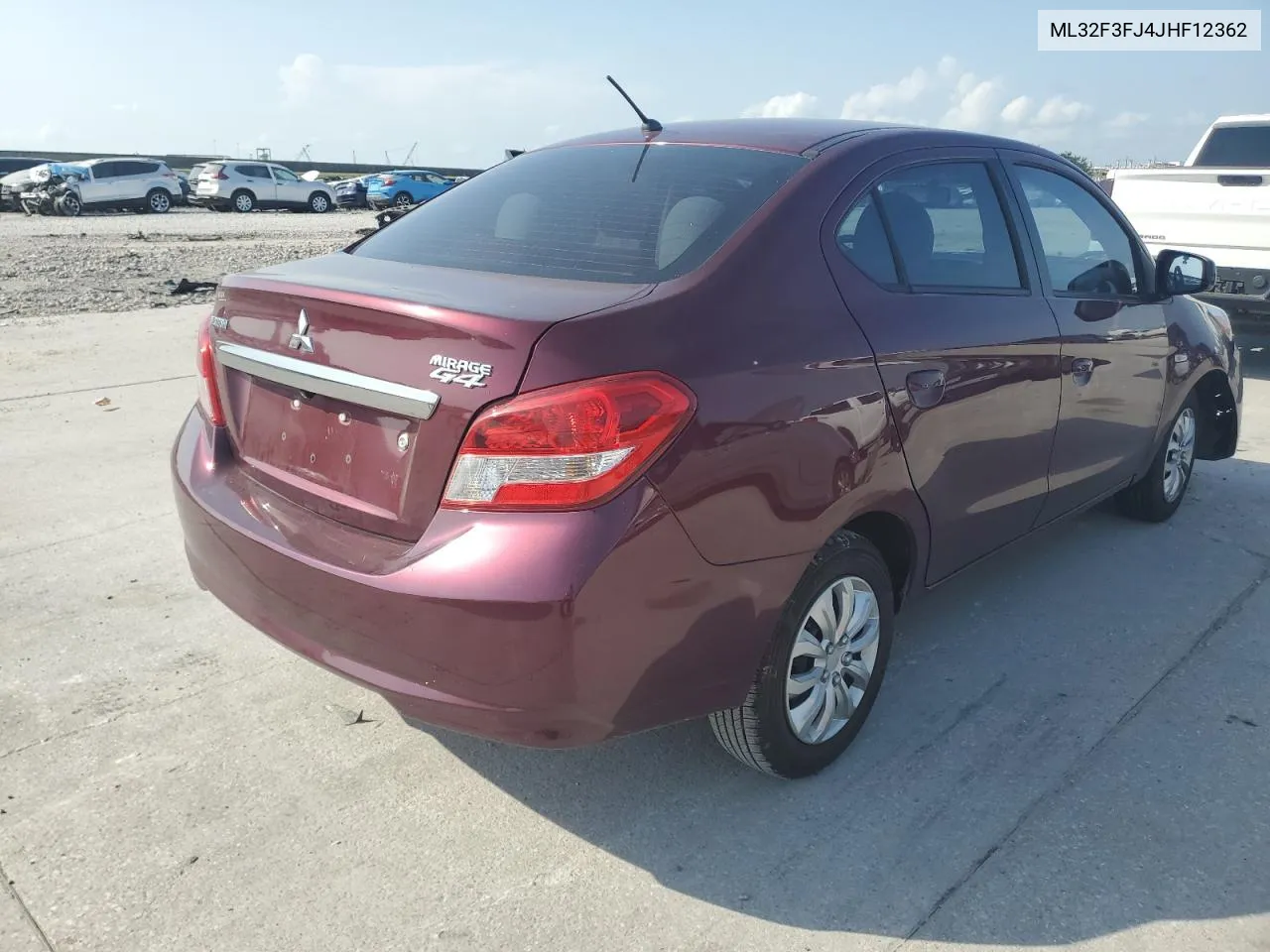 ML32F3FJ4JHF12362 2018 Mitsubishi Mirage G4 Es