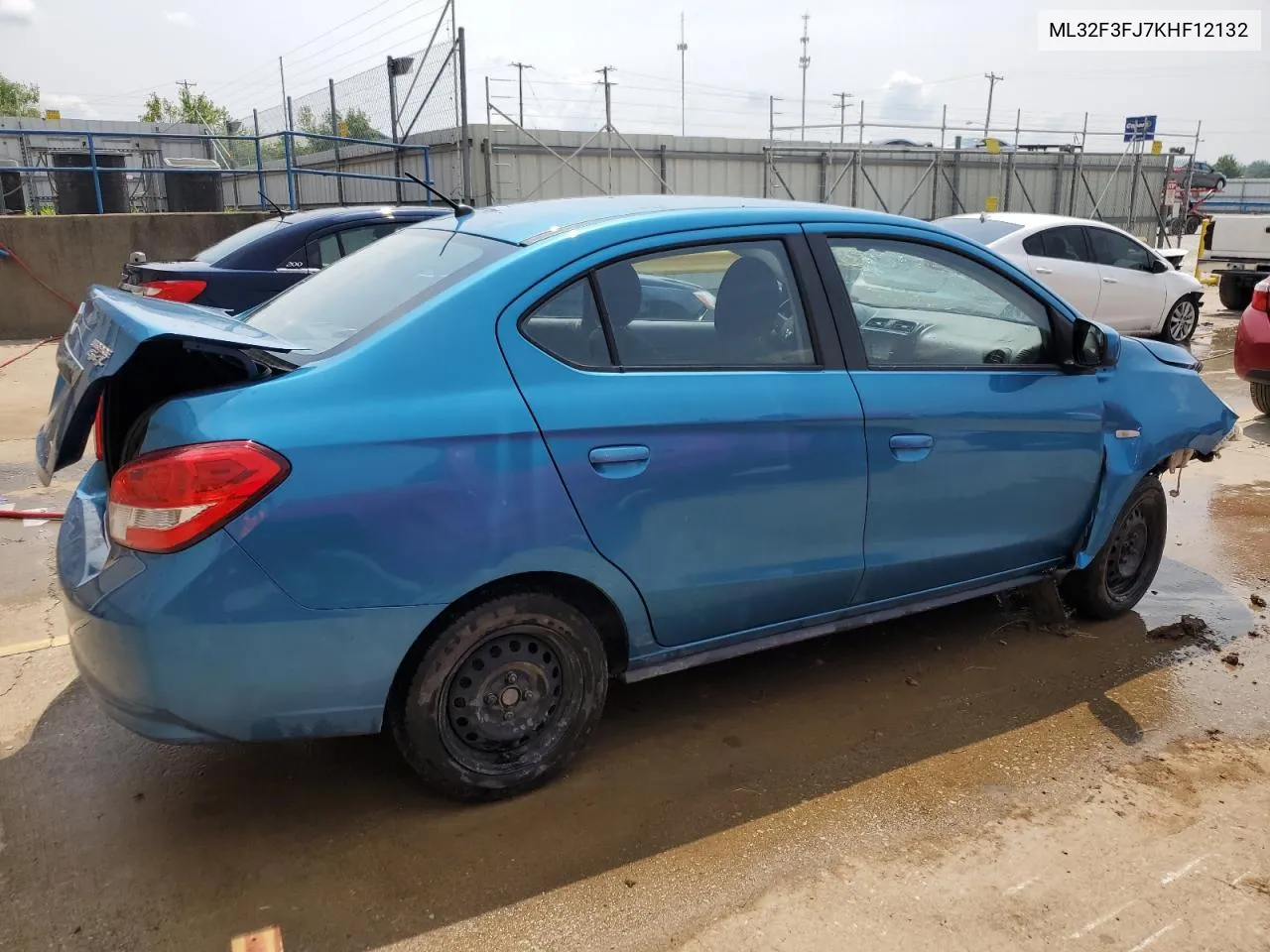 2019 Mitsubishi Mirage G4 Es VIN: ML32F3FJ7KHF12132 Lot: 63604684