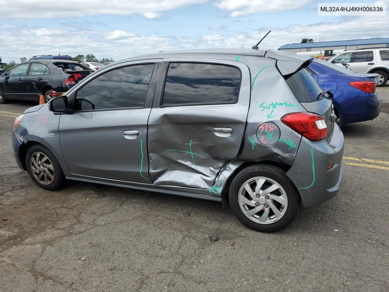 2019 Mitsubishi Mirage Se VIN: ML32A4HJ4KH006336 Lot: 67975724